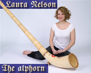 Alphornist Laura Nelson